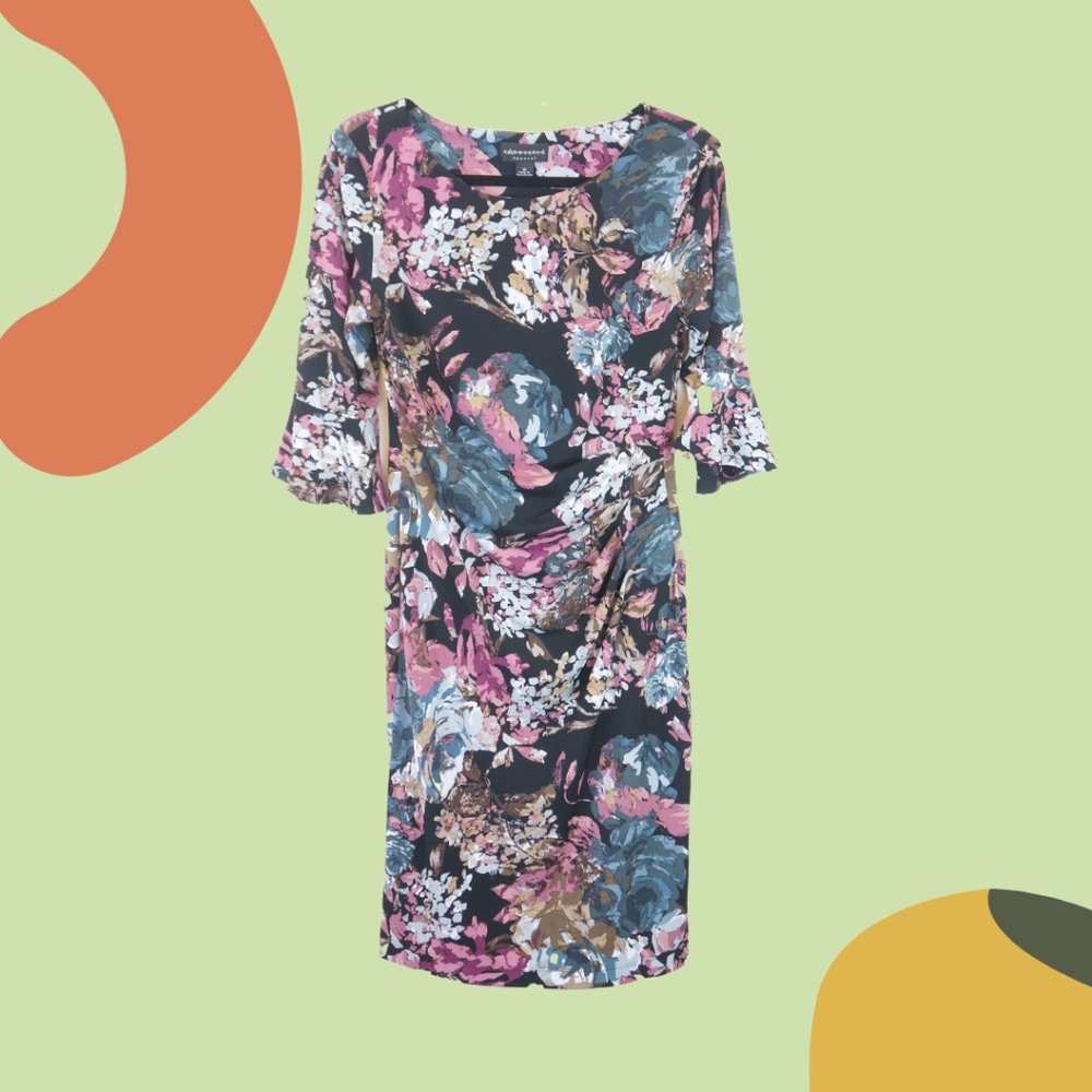 Connected Apparel Floral Dress
